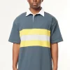 ALEX SS GRAND RUGBY ASPHALT/YELLOW
