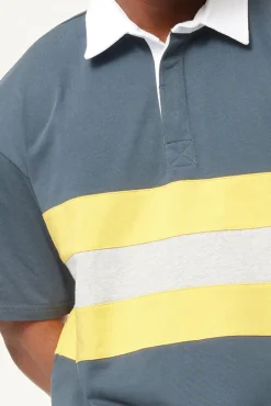 ALEX SS GRAND RUGBY ASPHALT/YELLOW