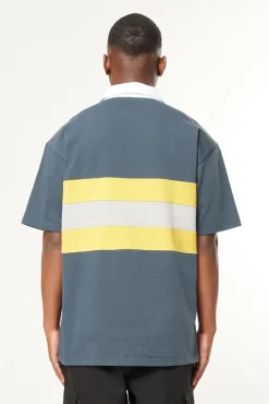 ALEX SS GRAND RUGBY ASPHALT/YELLOW