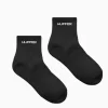 ANKLE RIB SOCK BLACK