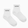 ANKLE RIB SOCK WHITE