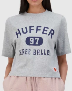 3 BALLER CHLOE TEE GREY MARLE