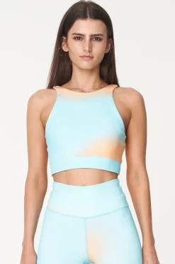3 BALLER CROP ORANGE /AQUA