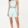 3 BALLER 6" BIKE SHORT ORANGE /AQUA