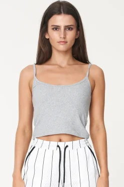 3 BALLER RETRO TANK TOP GREY MARLE