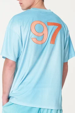 3 BALLER SWISH TEE AQUA