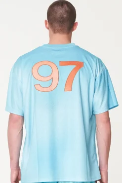 3 BALLER SWISH TEE AQUA