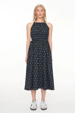 BARDOT JEANNE MIDI DRESS POLKA DOT