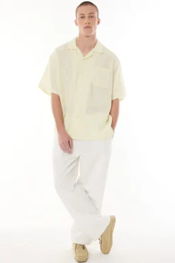 BIEN BOX SS SHIRT LEMON SORBET