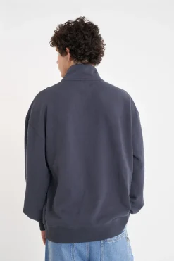 BLOCK 1/4 ZIP 350/CASED ASPHALT