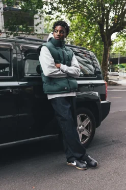 BLOCK DENIM EMB PANT/ALTA INDIGO