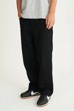 BLOCK DENIM EMB PANT/ALTA BLACK WASH