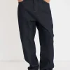 BLOCK DENIM EMB PANT/OLDE INDIGO