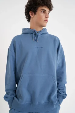 BLOCK HOOD 350/ELEMENTAL DENIM BLUE