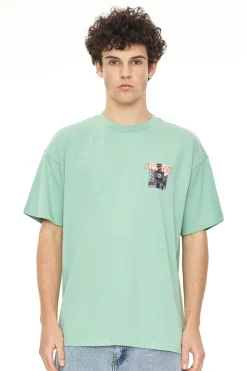 BLOCK TEE 220/ NONSTOP LICHEN