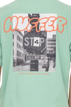 BLOCK TEE 220/ NONSTOP LICHEN
