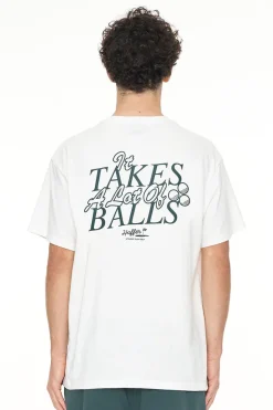 BLOCK TEE 220/BALLSY CHALK