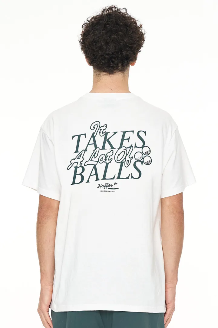 BLOCK TEE 220/BALLSY CHALK