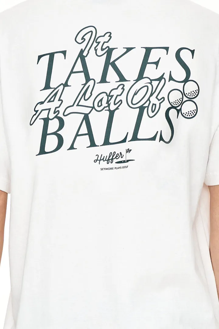 BLOCK TEE 220/BALLSY CHALK