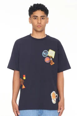 BLOCK TEE 220/BIG SMOKE NAVY