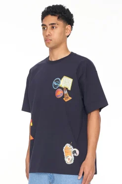 BLOCK TEE 220/BIG SMOKE NAVY