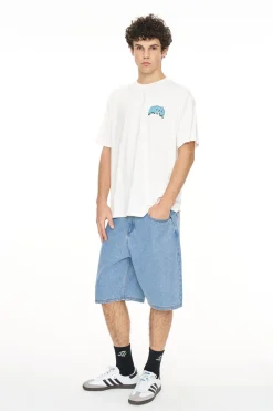 BLOCK TEE 220/BOMB CHALK