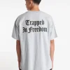 BLOCK TEE 220/FREEDOM GREY MARLE