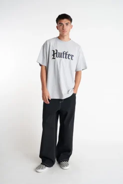 BLOCK TEE 220/FREEDOM GREY MARLE