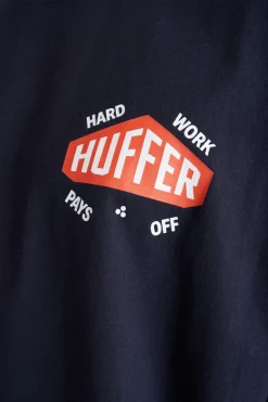 BLOCK TEE 220/HARD WORK NAVY