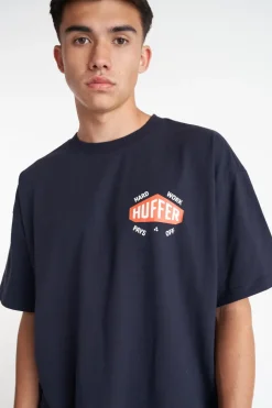 BLOCK TEE 220/HARD WORK NAVY