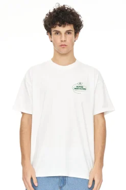 BLOCK TEE 220/HIGH FLYER CHALK