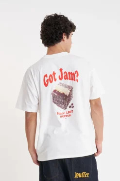 BLOCK TEE 220/JAMMED CHALK