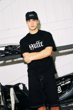 BLOCK TEE 220/LIGHT BEAMS BLACK
