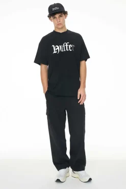 BLOCK TEE 220/LIGHT BEAMS BLACK