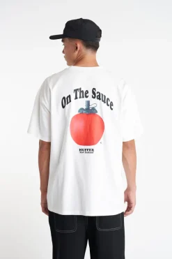 BLOCK TEE 220/SAUCED UP CHALK