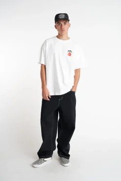 BLOCK TEE 220/SAUCED UP CHALK
