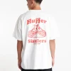 BLOCK TEE 220/SIZZLING CHALK