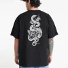 BLOCK TEE 220/SNAKED BLACK