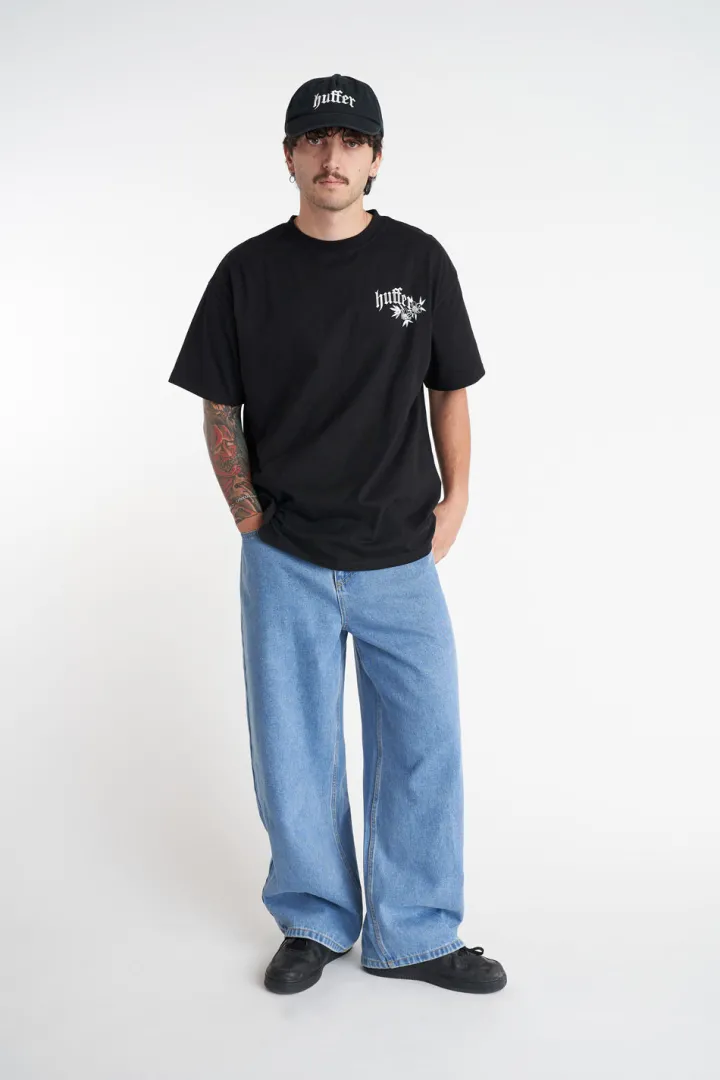 BLOCK TEE 220/SNAKED BLACK