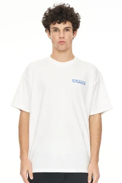 BLOCK TEE 220/STACKEDUP CHALK
