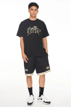 BLOCK TEE 220/THE DON BLACK/GOLD