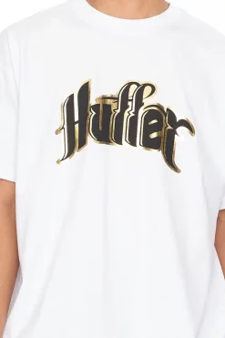 BLOCK TEE 220/THE DON WHITE/GOLD