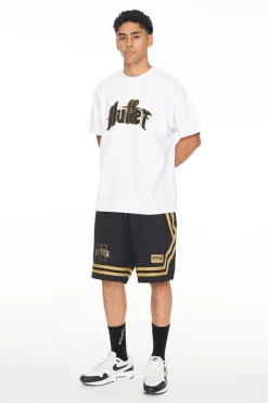 BLOCK TEE 220/THE DON WHITE/GOLD