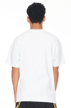 BLOCK TEE 220/THE DON WHITE/GOLD