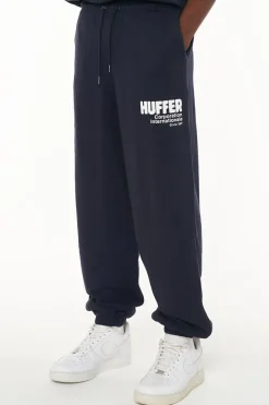 BLOCK TRACKPANT 350/GLOBE NAVY