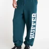 BLOCK TRACKPANT/BLOCKED DEEP EMERALD