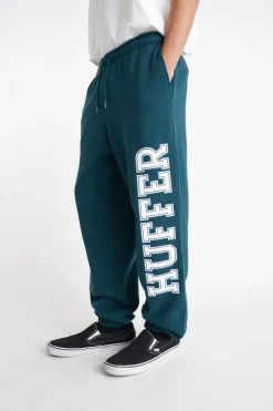 BLOCK TRACKPANT/BLOCKED DEEP EMERALD