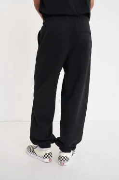 BLOCK TRACKPANT/FLOCKED BLACK