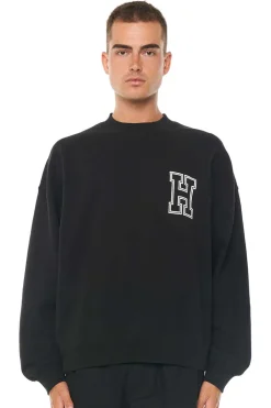 BOX CREW 350/LINED OUT WASHED BLACK