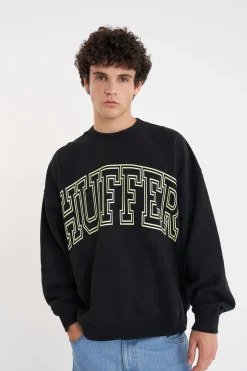 BOX CREW 350/LINED OUT WASHED BLACK